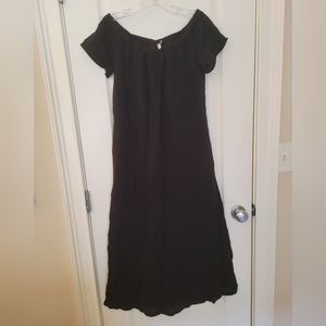 Seafolly Black Cotton Dress